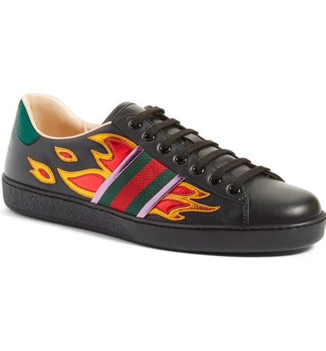 gucci flames ace sneaker|gucci ace sneakers nordstrom.